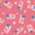 Watercolor, daisies, red, white, blue, American flag, tossed, USA, 4th of July, girls, women, kids, bloom in the USA, summer Image