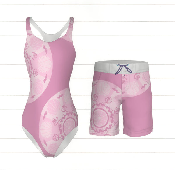 Dusky Rose Preppy In Pink Polka Dots - Raspberry Creek Fabrics