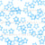 Sky blue stars on white Image