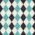 Argyle Pattern, White Blue Navy Blue, Orange Stitching Image