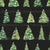 Christmas Trees on Black Image