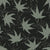 Japanese maple leaves with dots - black and teal Image