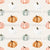 Colorful Watercolor Pink and Blue Pumpkins on Cream Image