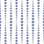 VERTICAL DOTTED STRIPES WITH OP ART EFFECT in blue and white. Bold modern Polka Dots as repeating circle motif with varied scale create a bold graphic look. Ideal for apparel, upholstery, gift wrap, interiors, sewing, and surface design projects. Image