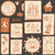 Vintage Halloween Stamps in Charcoal, Terracotta, Orange, and Cream Image