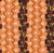 Indian Paintbrush Flowers Stripes in Light Orange and Cream- Utah Collection Image