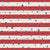 Americana Stars And Stripes in Distressed Red Image