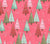 Christmas Cookie Trees Hot Pink Image