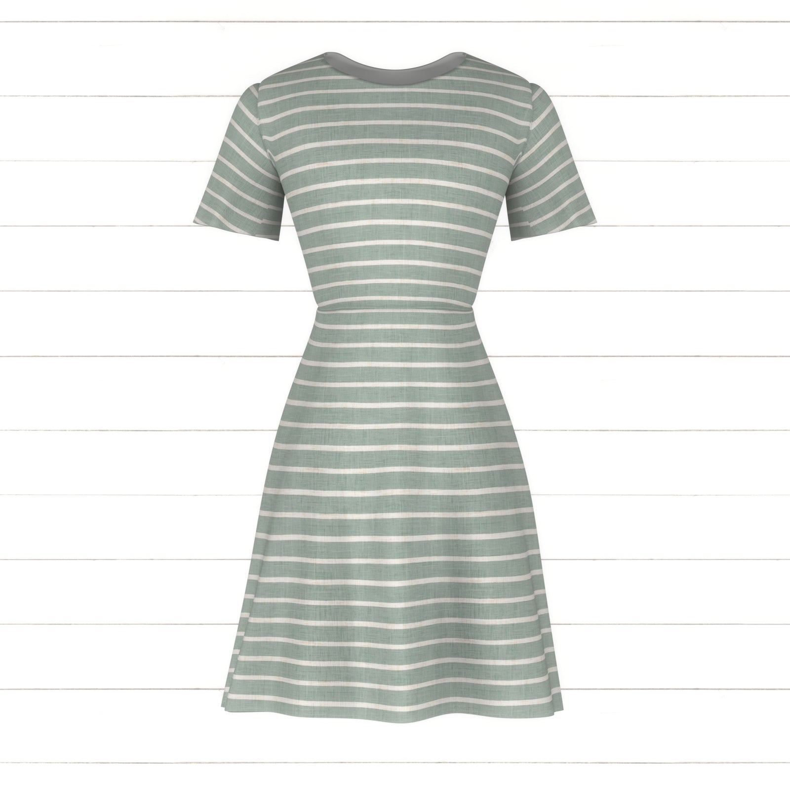 Apothecary Stripe Green
