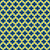 Latticework - Quatrefoil - Moroccan Trellis - Yellow Blue Navy Blue Image