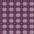 Faux Knitted Wool Gingham with 3 Color Hearts Retro Folk Nordic Warm Grandpa Style Purple Image