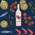 Mediterranean Picnic Snacks on Navy Image