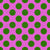 Polka dots green on pink Image