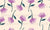 Wild purple poppies on pastel yellow background, Alegria collection Image