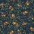 Autumn Vine Floral in Purple, Yellow, and Orange on Navy Blue Image