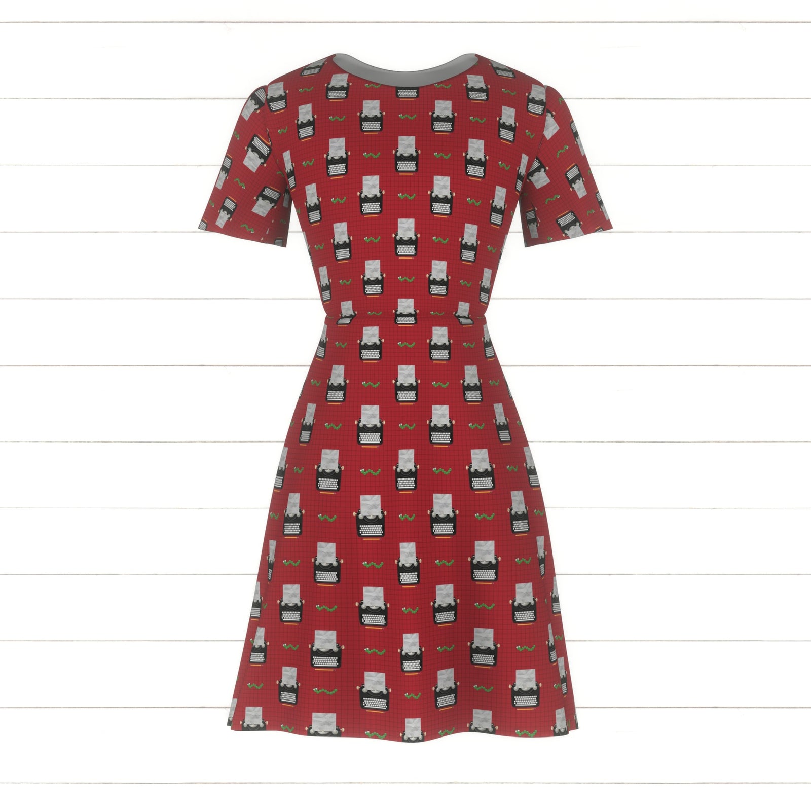 Black Typewriters in Red - Back To School Collection
