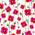 Bright Red Pink and Light White Poppies Bold Watercolor Poppy Fields Image