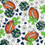 Football Cheer Bows in Seattle Seahawks Colors Image
