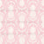 Pineapple Fruit Damask Ivory on Soft Pink Image