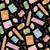 Colorful Pastels and Dark Black Back to School Classroom Stationery Image