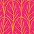 Joyous Jungle Collection-Banana Leaf-Fuchsia-Retro Rainbow Palette-Scallop Pattern Featuring Vivid Fuchsia Pink Banana Leaves Image