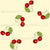 Vintage Cherries on Butter Yellow Image