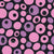 Halloween Black, Pink and Purple Eyeballs Polka Dot Image