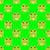 Cute Cartoon Frogs on Light Green Image
