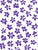 Little Flowers White And Dark Purple Image