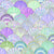 Watercolor multicolor seashells pattern Image
