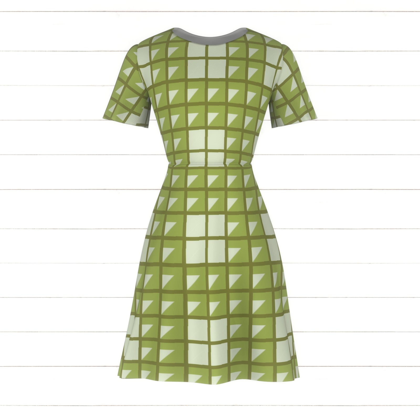Mazipoodles Seven Squares Olive Green
