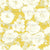 Creamy Roses Stamped on Lemon Yellow Image