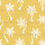 Whimsical Scattered Boho Palm Trees Silhouettes on Mustard Yellow Image