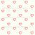 Red Hearts Pattern, Cute, Love Image