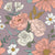 Roses and Peony Purple Floral Image