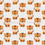 Cute Cartoon Baby Tiger on Country White Wallpaper Image