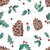 Christmas Greenery with Pinecones Image