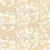 Abstract Bamboo in White Yellow, Shizen by Stephanie Fiona Design Image