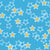 Yellow and white stars on sky blue Image