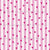 Classic Ticking Stripes in Pink Elevated with Modern Tossed Hearts Image