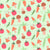Cute vegetables pattern in light green background Image