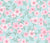 Floral Cherry Blossoms - Petal Pink and Robin's Egg Blue Image