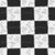 Hearts and love checkerboard in hand-drawn lineart – love leverage collection – white black – Fun modern twist on the classic checkerboard in a valentines color palette. Spread some love and decorate your table and house with this fabric Image