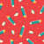 Bright Teal and Orange Pencils Shavings Stationery Triangles Deep Red Image