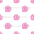 Polka dots simple pink hand drawn Image