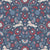 Americana Lucky Horses in Dark Denim Image