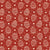 Chocolate Covered Strawberries Beige Line Art on Red Image