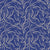 Beige Sketch Leaves on Bright Blue background Image