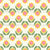 Cute as a Button Flower Rows LARGER scale Image