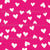 Valentine's Day Hearts on Hot Pink Image